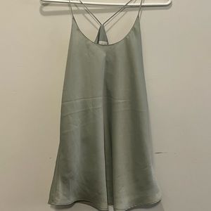 The Limited Green Silk Blouse (XS)